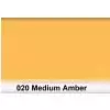 Lee 020 Medium Amber filtr barwny folia - arkusz 50 x 60 cm