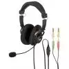 Monacor BH-003 s�uchawki z mikrofonem, wtyki 3,5mm