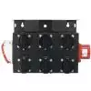 Eurolite SB-652X CEE split box - dystrybutor 16A (IN/OUT) => 6 x 230V