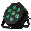 MLight Flat7 LED PAR 3-in-1 RGB; 7x9W - reflektor LED paski, obudowa metalowa, czarna