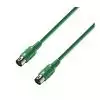 Adam Hall K3 MIDI 0150 GRN kabel MIDI 1,5m (zielony)