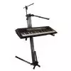 Akmuz L-10 statyw keyboardowy na 2 instrumenty (czarny) z ramieniem mikrofonowym Akmuz L-10 statyw keyboardowy na 2 instrumenty (czarny) z ramieniem mikrofonowym