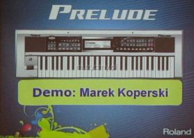 Marek Koperski jako prezenter na szkoleniu w ramach Roland Academy