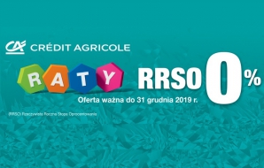 Raty 0 procent w Credit Agricole przez cay okres przedwiteczny!