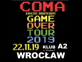Dodatkowy koncert zespou Coma we wrocawiskim A2