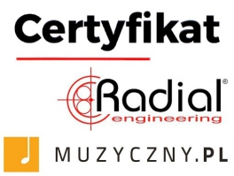 Muzyczny.pl certyfikowanym sprzdawc firmy Radial.