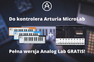 Pena wersja Analog Lab za darmo do kontrolera Arturia MicroLab
