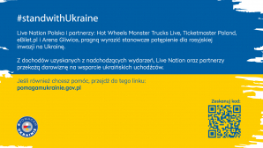 Live Nation Polska i partnerzy wsplnie dla Ukrainy