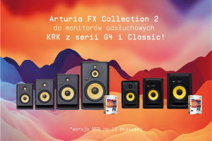 Monitory odsuchowe KRK – Arturia FX Collection 2 gratis!