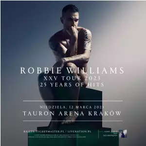 Robbie Williams - tylko 10 dni do koncertu