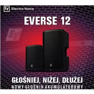 Nowy głosnik akumulatorowy EVERSE 12 firmy Electro-Voice